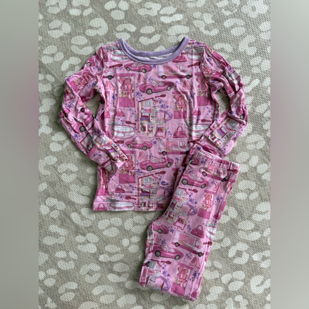 Charlie’s Project 2T Barbie dream house bamboo pajamas